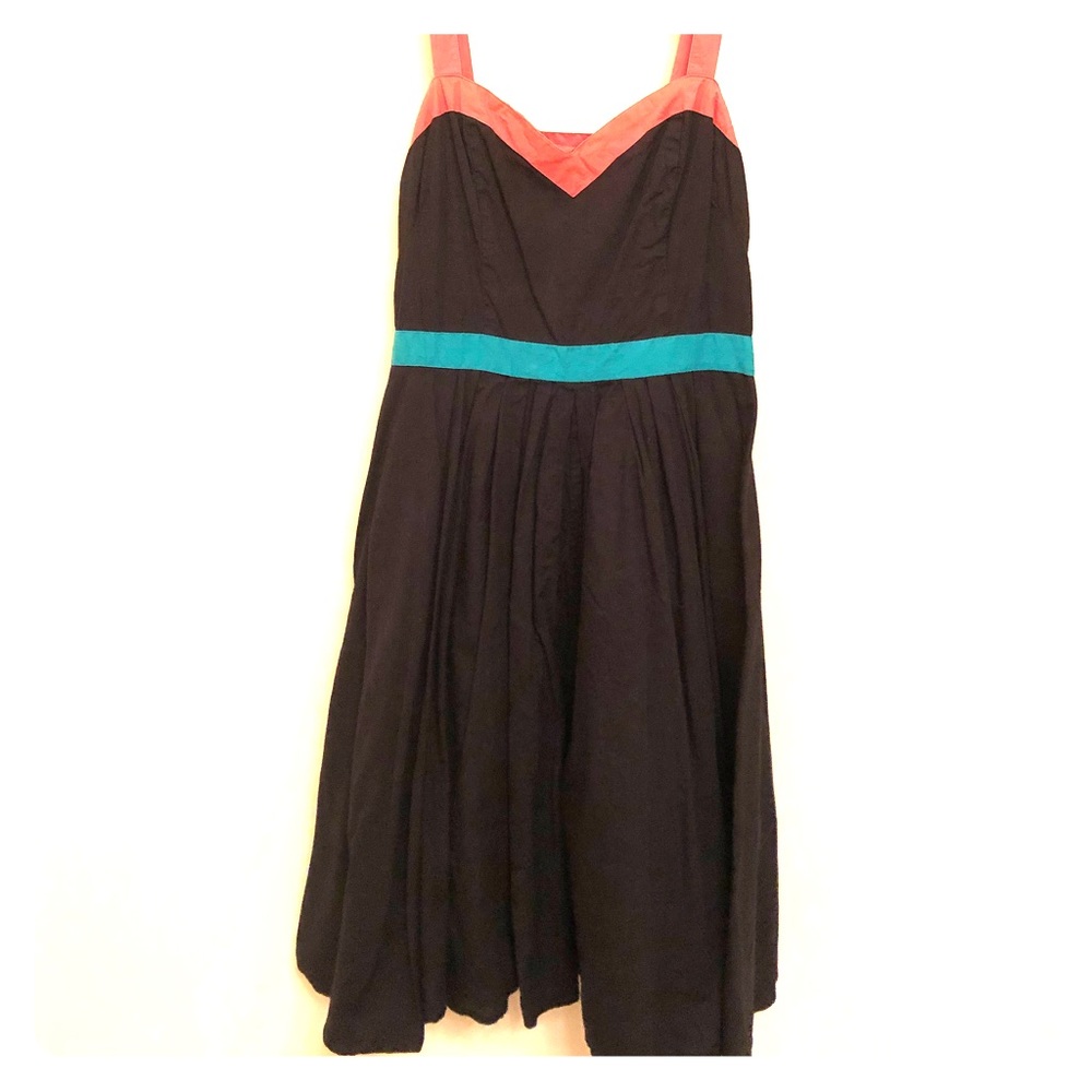 Anthropologie Maple black a-line dress